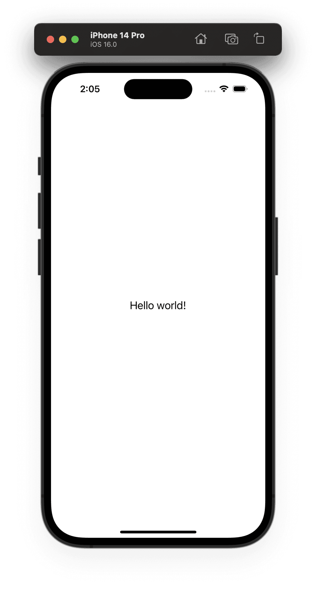 Emulator iOS